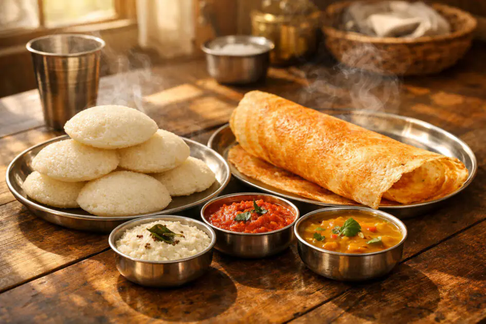 Healthy Tamil Breakfast Spread